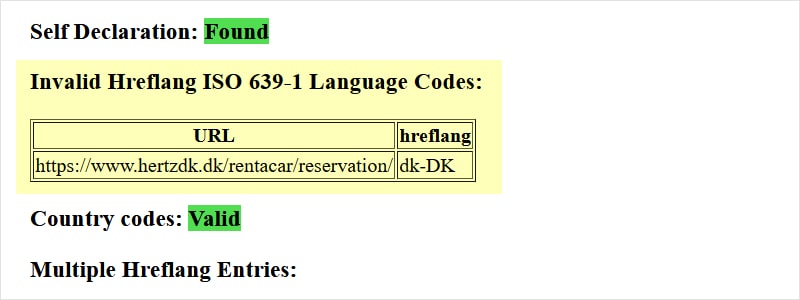 Invalid language code ISO 963-1